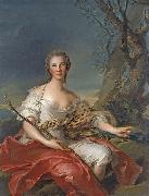 Jean Marc Nattier Portrait of Madame Bouret as Diana Sweden oil painting artist